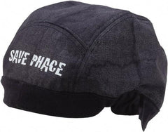 Save Phace - Size Universal, Flame Resistant Elastic Skull Cap - Black Skull Pattern, Cotton - Americas Industrial Supply