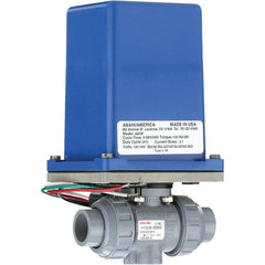 Asahi/America - Actuated Ball Valves   Actuator Type: Electric    Pipe Size: 1-1/2 (Inch) - Americas Industrial Supply