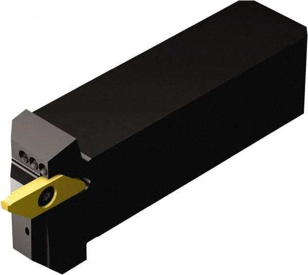 Sandvik Coromant - 0.2856" Max Depth of Cut, Right Hand Indexable Grooving Cutoff Toolholder - 25mm Shank Height x 25mm Shank Width, QS-SMALR2525X3HP Toolholder Style, Series CoroCut XS - Americas Industrial Supply