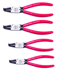 Wiha 90 Degree Bent Internal Retaining Ring Plier Set -- 4 Pieces -- Includes: Tips: .035; .050; .070; & .090" - Americas Industrial Supply