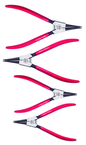 Wiha Straight External Retaining Ring Plier Set -- 4 Pieces -- Includes: Tips: .035; .050; .070; & .090" - Americas Industrial Supply