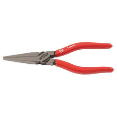 SOFT GRIP LONG FLAT NOSE PLIERS 6.3″ - Exact Industrial Supply