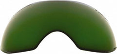 Save Phace - 11" Wide x 3-3/4" High, Lens Shade 5, Polycarbonate Lens - 5/8" Thick, Green, Inside Mount - Americas Industrial Supply
