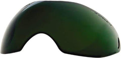 Save Phace - 11" Wide x 3-3/4" High, Lens Shade 3, Polycarbonate Lens - 5/8" Thick, Green, Inside Mount - Americas Industrial Supply