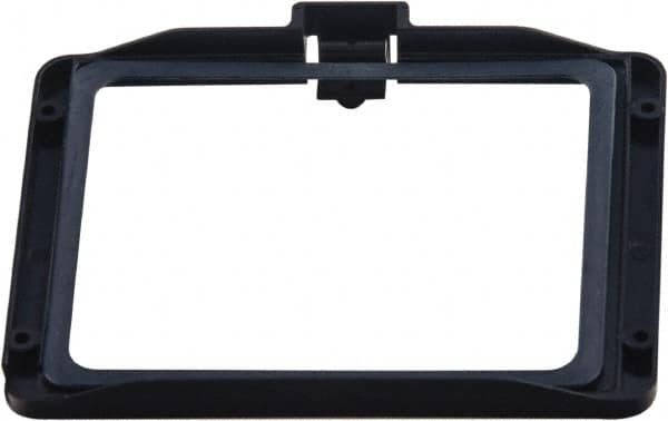 Save Phace - 3.74" Wide x 1.42" High, ABS Plastic Cover Plate - 1/4" Thick, Clear, Inside Mount - Americas Industrial Supply