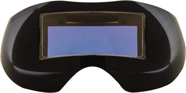 Save Phace - 3.62" Wide x 1.42" High, Lens Shade 3 to 10, Polycarbonate Auto-Darkening Filter - 1/4" Thick, Green, Front-Mounted - Americas Industrial Supply