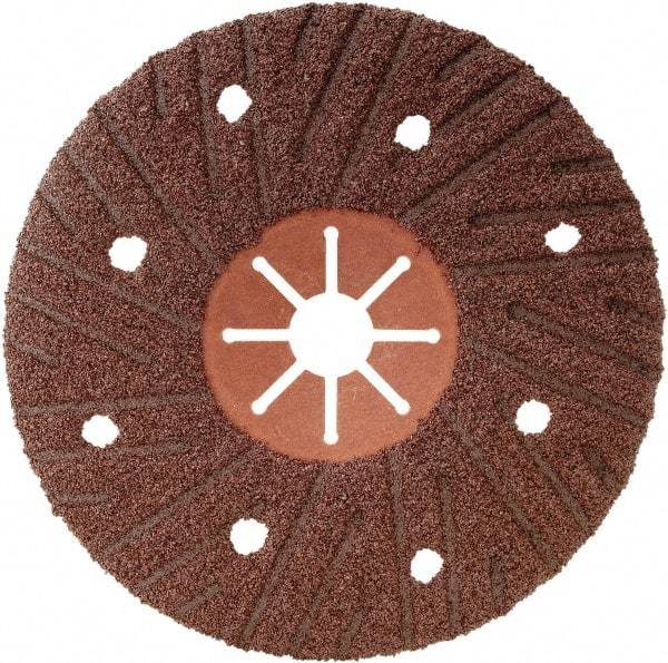 Camel Grinding Wheels - 7" Diam 7/8" Hole 16 Grit Fiber Disc - Coarse Grade, Aluminum Oxide, 8,500 Max RPM, Series Semi Flex Red Fiber - Americas Industrial Supply