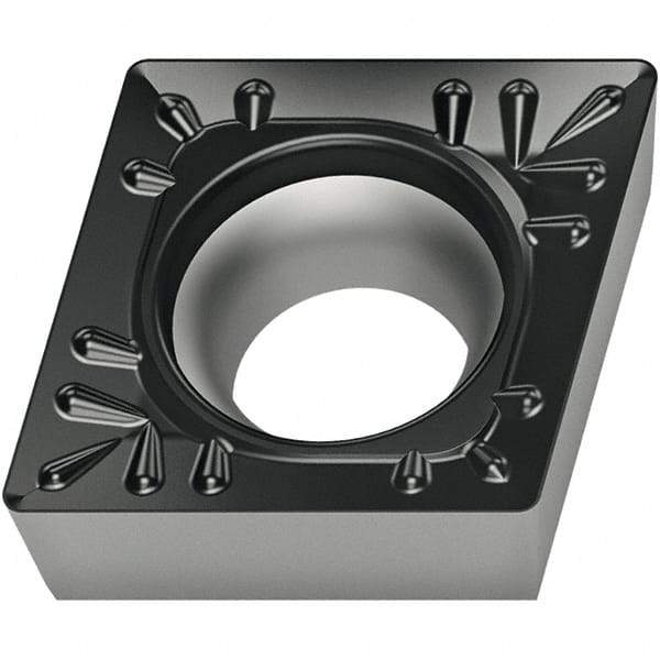 Walter - CCMT RM4 Grade WSM20S Turning Insert - TiAlN+Al2O3+(Al) Finish, 80° Rhombic, 9.53mm Inscr Circle, 3.97mm Thick, 0.4mm Corner Radius - Americas Industrial Supply