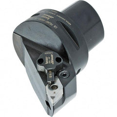 Iscar - Right Hand Cut, Size C4, Various Insert Compatiblity, External Modular Turning & Profiling Cutting Unit Head - 27mm Ctr to Cutting Edge, 55mm Head Length, Through Coolant, Series CAMFIX, Isoturn, JetHPLine - Americas Industrial Supply