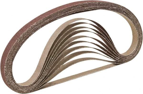 Camel Grinding Wheels - 1" Wide x 30" OAL, 24 Grit, Aluminum Oxide Abrasive Belt - Aluminum Oxide, Coarse, Coated, X Weighted Cloth Backing, Dry, Series A3 - Americas Industrial Supply
