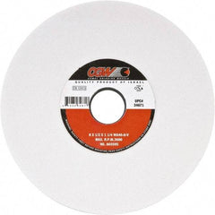 CGW Abrasives - 8" Diam x 1-1/4" Hole x 1" Thick, I Hardness, 60 Grit Surface Grinding Wheel - Aluminum Oxide, Type 5, Medium Grade, Vitrified Bond, One-Side Recess - Americas Industrial Supply