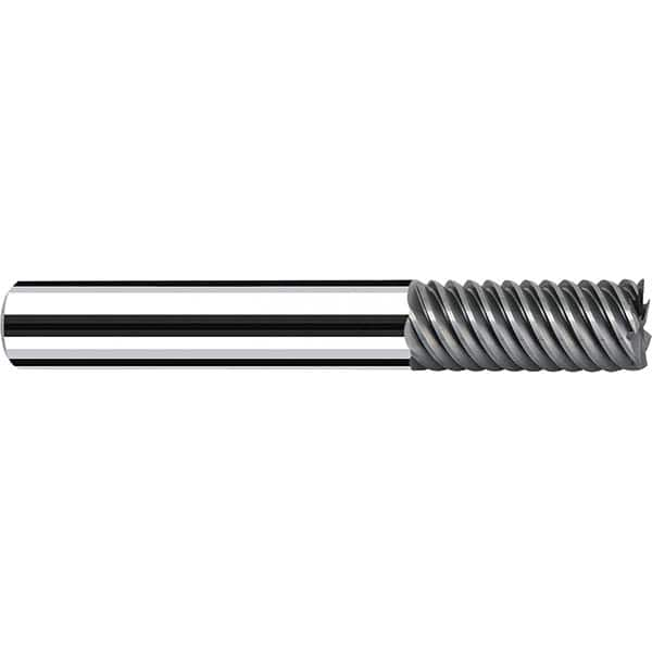 Fraisa - 3/16, 3/8" LOC, 3/16" Shank Diam, 2-1/4" OAL, 5 Flute Solid Carbide Square End Mill - Americas Industrial Supply