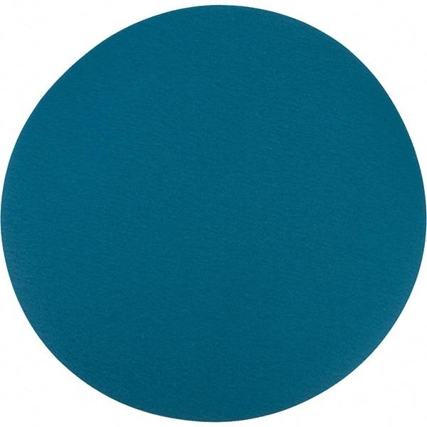 Camel Grinding Wheels - 20" Diam, 80 Grit Zirconia Alumina Adhesive PSA Disc - Medium Grade, Blue, Y Weighted Backing, Flexible - Americas Industrial Supply