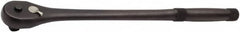 Proto - 1/2" Drive Pear Head Quick-Release Ratchet - Black Oxide Finish, 15" OAL, 45 Gear Teeth, Quick Release Handle - Americas Industrial Supply