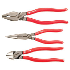 SOFT GRIP PLIERS/CUTTERS 3 PC SET - Exact Industrial Supply