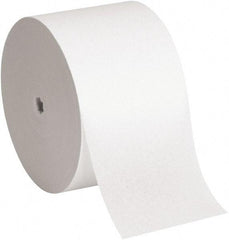 Georgia Pacific - 1,000' Roll Length Coreless Roll Toilet Tissue - 3,000 Sheets per Roll, Single Ply, White, Recycled Fiber - Americas Industrial Supply