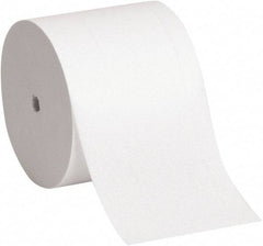 Georgia Pacific - 250' Roll Length Coreless Roll Toilet Tissue - 750 Sheets per Roll, 2 Ply, White, Recycled Fiber - Americas Industrial Supply