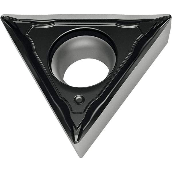 Walter - TCMT21.50.5 FP4 Grade WPP10S Carbide Turning Insert - TiCN/Al2O3/TiN Finish, 60° Triangle, 1/4" Inscr Circle, 3/32" Thick, 0.0079" Corner Radius - Americas Industrial Supply