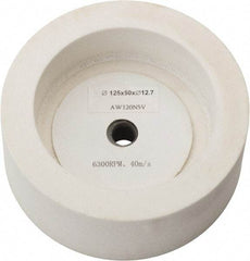 Value Collection - 120 Grit Aluminum Oxide Bench & Pedestal Grinding Wheel - 5" Diam x 1/2" Hole x 2" Thick, 3450 Max RPM, I Hardness, Fine Grade , Vitrified Bond - Americas Industrial Supply