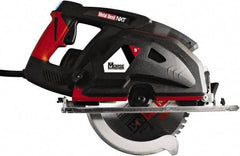 M.K. MORSE - 15 Amps, 9" Blade Diam, 2,300 RPM, Electric Circular Saw - 7' Cord Length, 1" Arbor Hole, Right Blade - Americas Industrial Supply