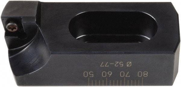 WOHLHAUPTER - CCMT06 Insert Style, 2.598" OAL, Replaceable Boring Bar Head - 1.1024" Shank Diam, Multi Use Tool, 92° Lead Angle, 2.598" Back of Bar to Cutting Edge, 4.016" Max Bore Diam, Through Coolant, Series Wohlhaupter 019 - Americas Industrial Supply