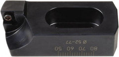 WOHLHAUPTER - CCMT06 Insert Style, 2.598" OAL, Replaceable Boring Bar Head - 1.1024" Shank Diam, Multi Use Tool, 92° Lead Angle, 2.598" Back of Bar to Cutting Edge, 3.031" Max Bore Diam, Through Coolant, Series Wohlhaupter 019 - Americas Industrial Supply