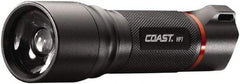 Coast Cutlery - White LED Bulb, 360 Lumens, Industrial/Tactical Flashlight - Black Aluminum Body, 4 AAA Alkaline Batteries Included - Americas Industrial Supply