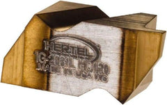 Hertel - 2031IG Grade HC120, 0.79mm Cutting Width Carbide Grooving Insert - 1.27mm Max Depth of Cut, Left Hand, TiN Finish - Americas Industrial Supply