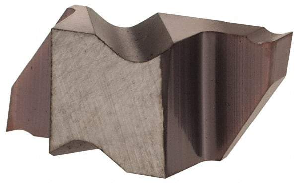 Hertel - 3M300IG K Grade HC225, 3mm Cutting Width Carbide Grooving Insert - 4.57mm Max Depth of Cut, Right Hand, TiAlN Finish - Americas Industrial Supply