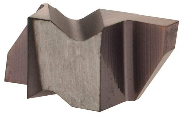 Hertel - 2041IG Grade HC215, 1.04mm Cutting Width Carbide Grooving Insert - 1.27mm Max Depth of Cut, Left Hand, TiAlN Finish - Americas Industrial Supply