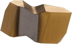 Hertel - IT3 Grade HC215, Internal/External 60° V Threading Insert - 1.25 to 40mm & 6 to 20 TPI Ext Pitch, 20 to 50mm & 5 to 12 TPI Int Pitch, Right Hand Insert, TiAlN Finish, Carbide - Americas Industrial Supply