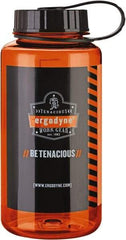 Ergodyne - 0.25 Gal Water Bottle Pouch - Plastic, Orange - Americas Industrial Supply