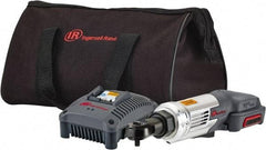 Ingersoll-Rand - 1/4" Drive 12 Volt Angled Cordless Impact Wrench & Ratchet - 260 RPM, 30 Ft/Lb Torque, 1 Lithium-Ion Battery Included - Americas Industrial Supply