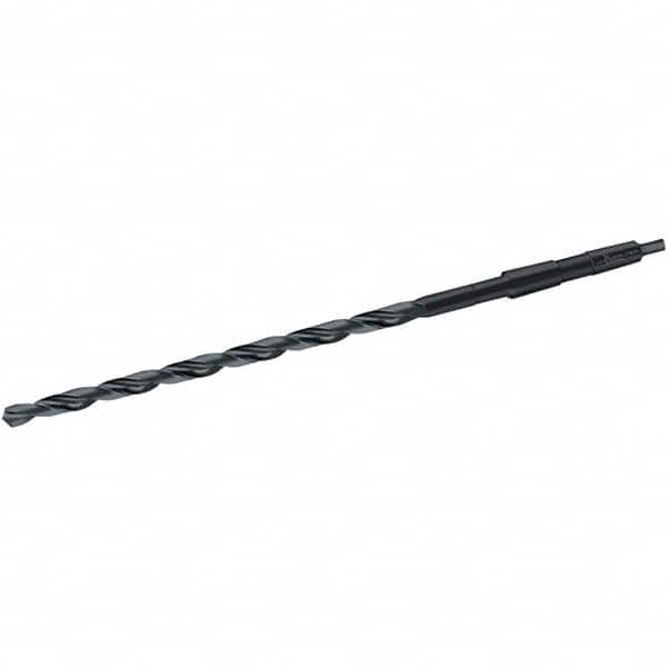 Walter-Titex - 39mm, 4MT 118° Point High Speed Steel Taper Shank Drill Bit - Oxide Finish, 360mm Flute Length, 555mm OAL, Spiral Flute, Series A4611 - Americas Industrial Supply