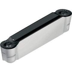 Walter - 2E300N15GX RF8 Grade WSM23S, 3mm Cutting Width Carbide Grooving Insert - 1.5mm Max Depth of Cut, Neutral, 1.5mm Corner Radius, TiAlN/Al2O3/ZrCN Finish - Americas Industrial Supply