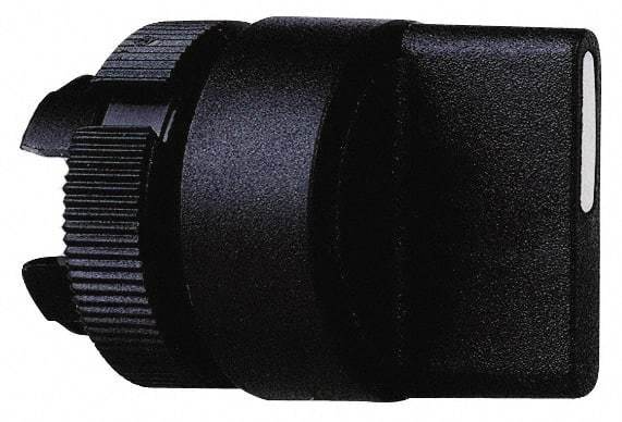 Schneider Electric - 22mm Mount Hole, 2 Position, Knob Operated, Selector Switch Only - Black, Maintained (MA), Shock and Vibration Resistant - Americas Industrial Supply