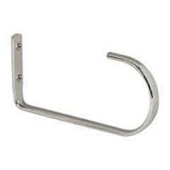 Sugatsune - 5/8" Wide x 7-1/16" High x 15/64" Thick, Overhead Hook - 3-9/32" Projection, Polished - Americas Industrial Supply