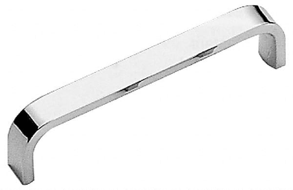 Sugatsune - 3/16" Handle Diam, Polished Stainless Steel Drawer Pull - 29/32" Projection, 3-11/32" Center to Center, 3-11/32" Long - Americas Industrial Supply