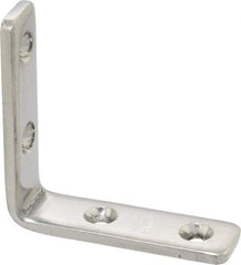 Sugatsune - 1-13/16" Long x 1/2" Wide, 18-8 Stainless Steel, Corner Brackets - Americas Industrial Supply