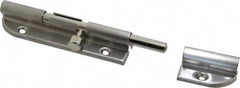 Sugatsune - 4-7/8" Long, 1-1/16" Wide Stainless Steel Barrel Bolts - Nickel Plated - Americas Industrial Supply