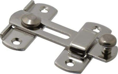 Sugatsune - 2-3/4" Long x 3-15/16" Wide x 3/8" High, Bar Latch - Stainless Steel, with Stainless Finish - Americas Industrial Supply
