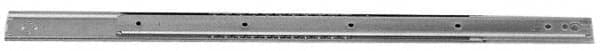 Sugatsune - 22" Slide Length, 16.72" Travel Length, Stainless Steel Ball Bearing Slide SSR-5 - 1/2" Wide, 2-3/4" High, 207 Lb Capacity at Full Extension, Satin Finish - Americas Industrial Supply