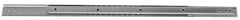 Sugatsune - 28" Slide Length, 19.72" Travel Length, Stainless Steel Ball Bearing Slide SSR-5 - 1/2" Wide, 2-3/4" High, 176 Lb Capacity at Full Extension, Satin Finish - Americas Industrial Supply