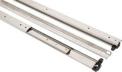 Sugatsune - 26" Slide Length, 27.08" Travel Length, Stainless Steel Ball Bearing Slide SSR-3 - 3/4" Wide, 2-1/8" High, 95 Lb Capacity at Full Extension, Satin Finish - Americas Industrial Supply