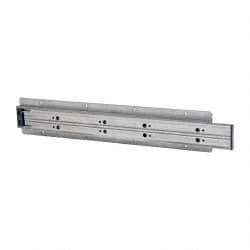 Sugatsune - 15.74" Slide Length, 17.16" Travel Length, Stainless Steel Ball Bearing Slide TSS3 - 1-1/16" Wide, 1-3/4" High, 198 Lb Capacity at Full Extension, Satin Finish - Americas Industrial Supply