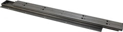 Sugatsune - 19.68" Slide Length, 21.1" Travel Length, Stainless Steel Ball Bearing Slide TSS3 - 1-1/16" Wide, 1-3/4" High, 187 Lb Capacity at Full Extension, Satin Finish - Americas Industrial Supply