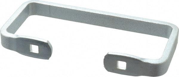 Made in USA - 7-23/32" Long, Grab Handle - Zinc Finish, Steel - Americas Industrial Supply