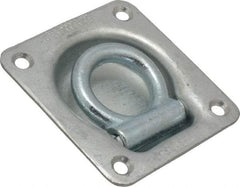 Value Collection - Zinc Finish Trap Door Ring - 1" High x 3-3/4" Wide - Americas Industrial Supply