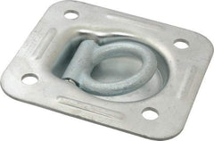 Value Collection - Zinc Finish Trap Door Ring - 1" High x 4-1/2" Wide - Americas Industrial Supply