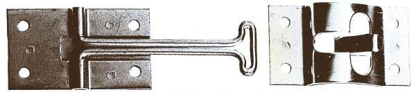 Made in USA - 7-1/2" Long Zinc Door Holder - 6" Stem Length - Americas Industrial Supply
